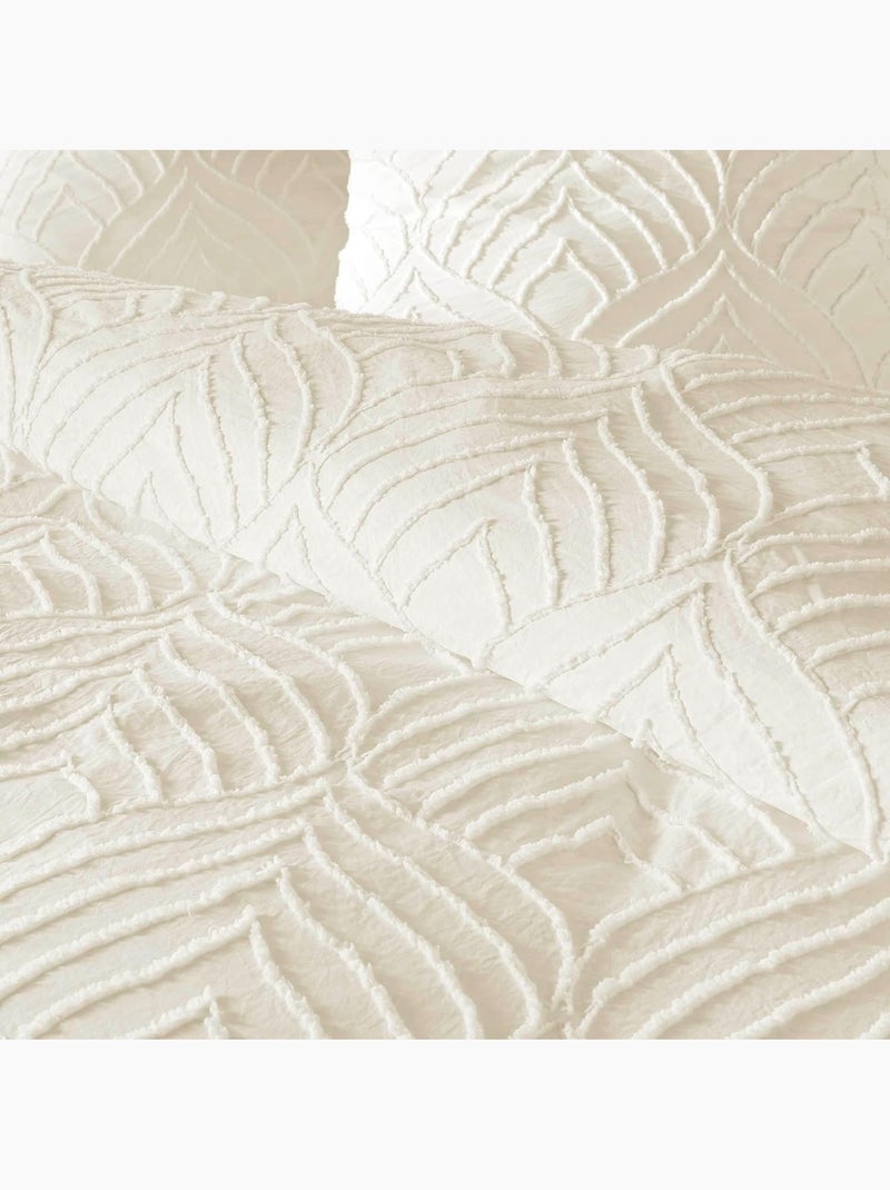 Beddengoed van microvezel heltie douceur d'intérieur Lichtbeige - Kiabi