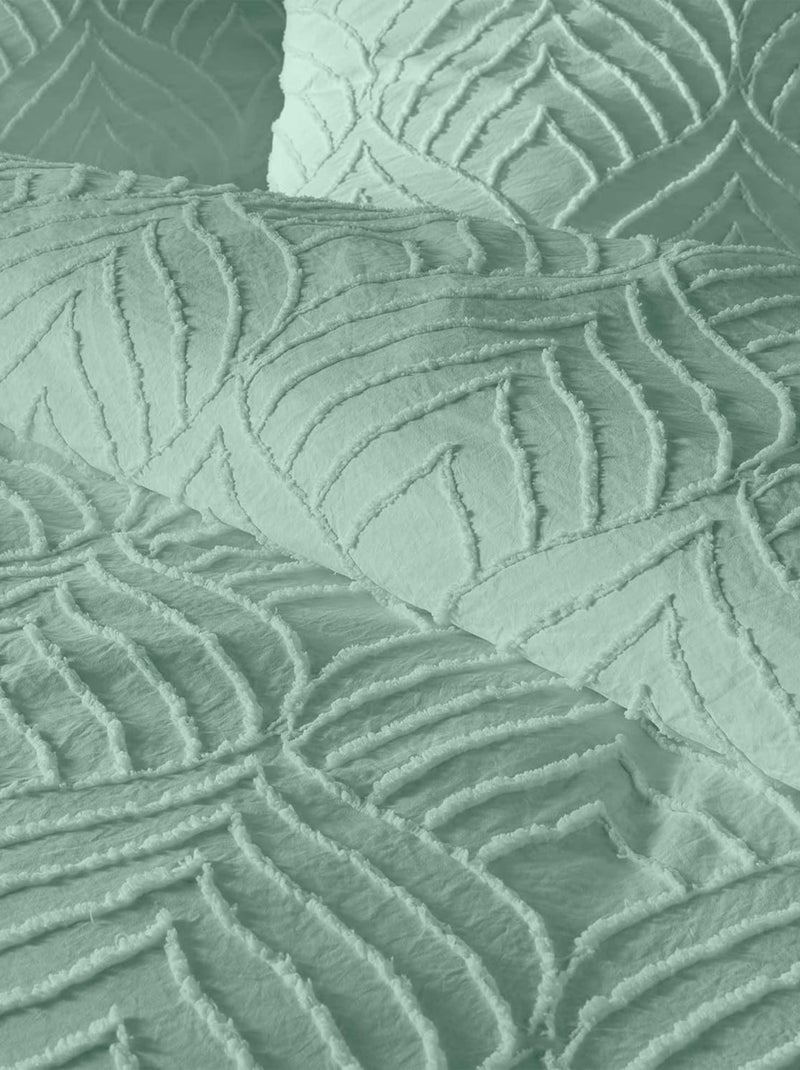 Beddengoed van Microvezel Heltie PROMO LINGE Groen - Kiabi