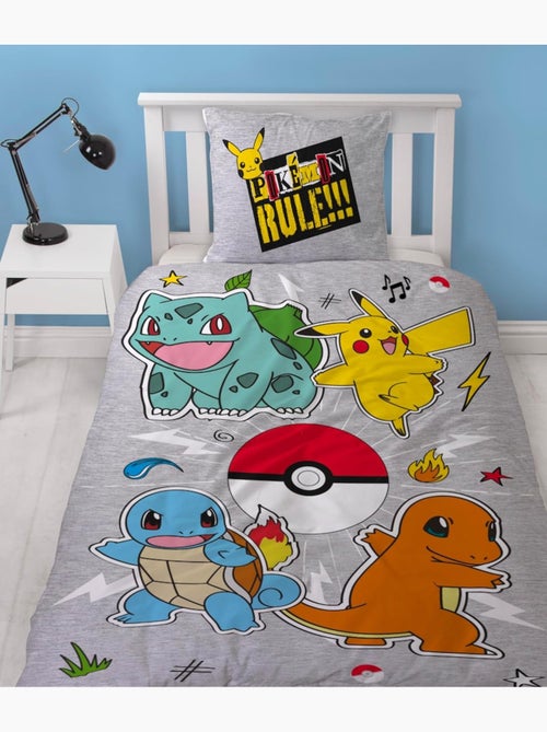 Beddengoed van microvezel lyo pokemon - Kiabi