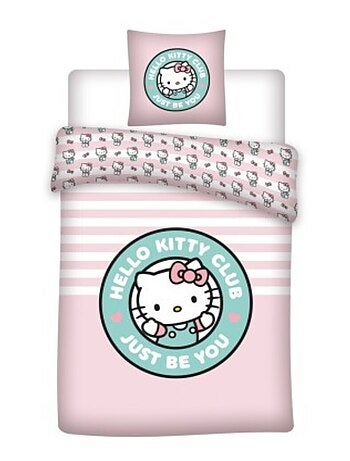 Beddengoed van microvezel promo linge hello kitty