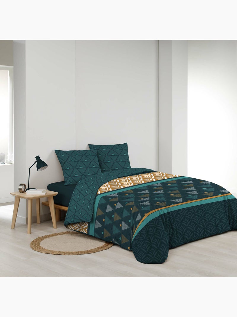 Beddengoed van Microvezel Triade Douceur d'Intérieur Groen - Kiabi