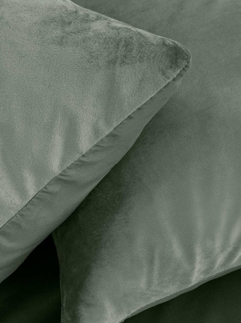 Beddengoed van polyester velina douceur d'intérieur Kaki - Kiabi