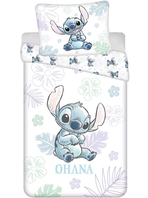 Beddengoedset 140 cm x 200 cm 100% katoen Lilo & Stitch - Kiabi Beddengoedset 140 cm x 200 cm 100% katoen Lilo & Stitch - Kiabi