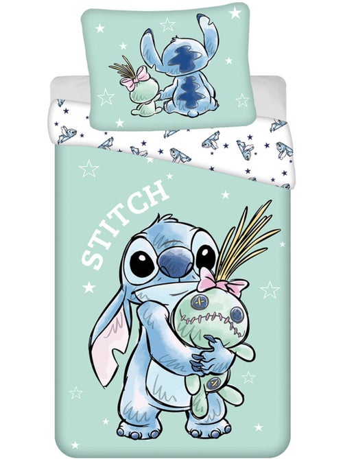 Beddengoedset 140 cm x 200 cm 100% katoen Lilo & Stitch - Kiabi Beddengoedset 140 cm x 200 cm 100% katoen Lilo & Stitch - Kiabi