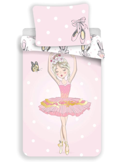 Beddengoedset Danseuse Ballerine 140x200 cm - Dekbedovertrek kinderen - Kiabi Beddengoedset Danseuse Ballerine 140x200 cm - Dekbedovertrek kinderen - Kiabi