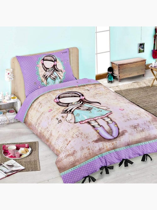 Beddengoedset 'Gorjuss Santoro' van katoen 140 x 200 cm – SANTORO - Kiabi Beddengoedset 'Gorjuss Santoro' van katoen 140 x 200 cm – SANTORO - Kiabi