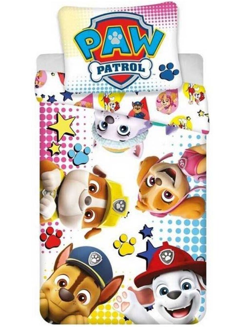 Beddengoedset 'PAW Patrol' microvezel – Overtrek 140x200 cm - Kiabi