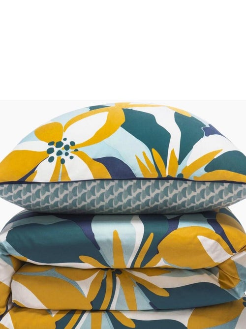 Beddengoedset perkal 'FLORE' 2 persoons - OEKO-TEX - Future Home - Kiabi Beddengoedset perkal 'FLORE' 2 persoons - OEKO-TEX - Future Home - Kiabi