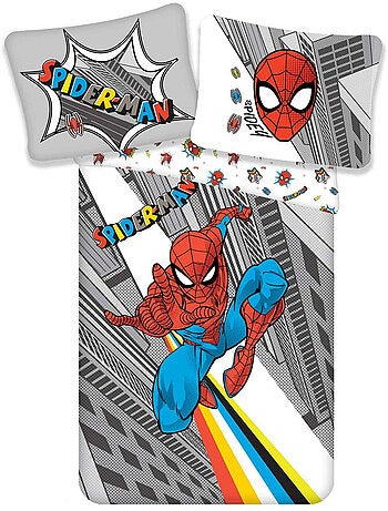 Beddengoedset 'Spider-Man' 100% katoen – Hoes 140x200 + Kussensloop 70x90 Spider-Man