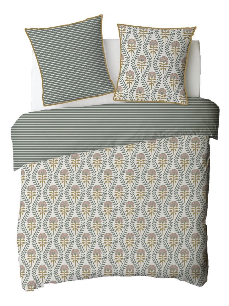 Bedding set katoenen Future Home PIETRA 'PIETRA' omkeerbaar Multicolor - Kiabi