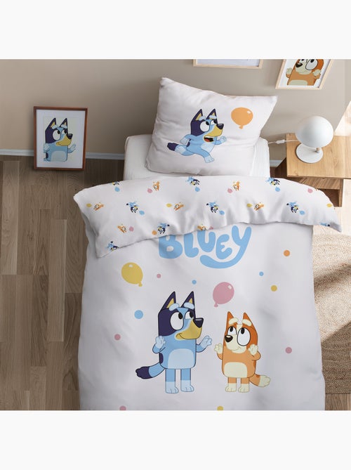Bedlinnen set bedrukt 100% katoen, bluey party - Kiabi Bedlinnen set bedrukt 100% katoen, bluey party - Kiabi
