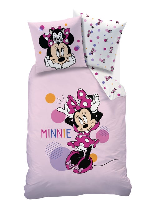 Bedlinnen set bedrukt 100% katoen, disney home minnie jolie - Kiabi Bedlinnen set bedrukt 100% katoen, disney home minnie jolie - Kiabi