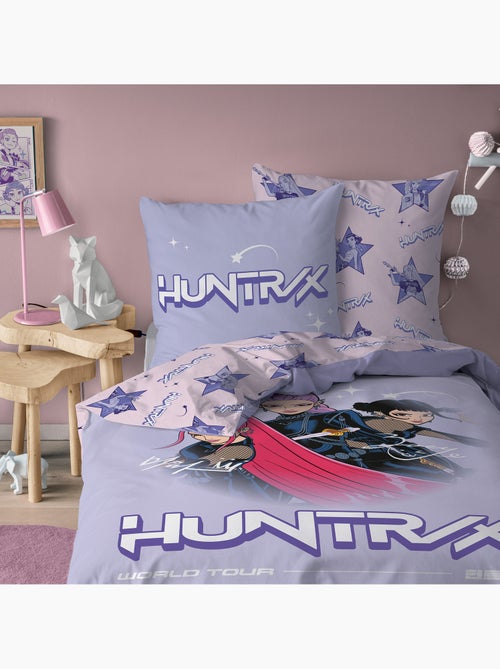 Bedlinnen set bedrukt 100% katoen, kpop demon hunters slaypop - Kiabi Bedlinnen set bedrukt 100% katoen, kpop demon hunters slaypop - Kiabi
