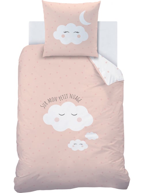 Bedlinnen set bedrukt 100% katoen, nuages - Kiabi Bedlinnen set bedrukt 100% katoen, nuages - Kiabi