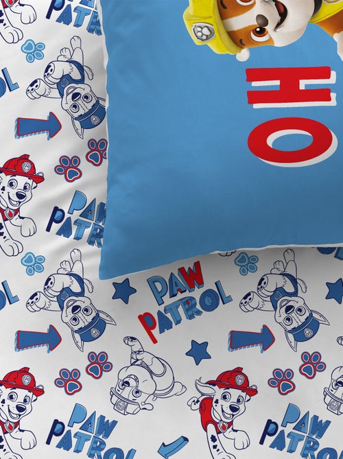 Bedlinnen set bedrukt 100% katoen, paw patrol colors - Kiabi
