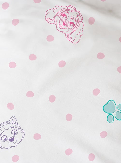 Bedlinnen set bedrukt 100% katoen, paw patrol douce nuit - Kiabi