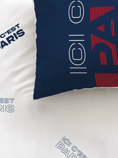 Bedlinnen set bedrukt 100% katoen, psg devise - Kiabi Bedlinnen set bedrukt 100% katoen, psg devise - Kiabi