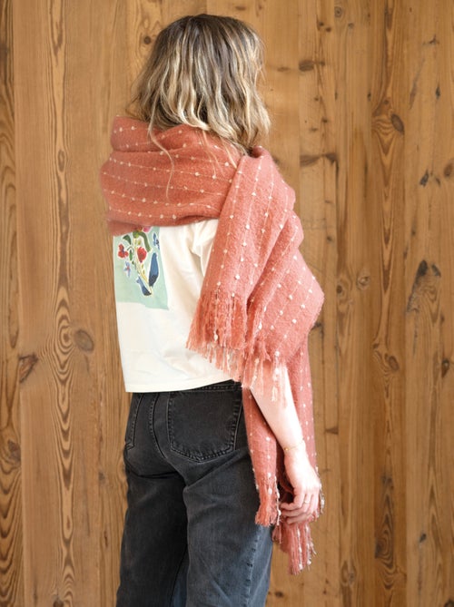 Bedloper / gestippelde mohair stola - Kiabi Bedloper / gestippelde mohair stola - Kiabi