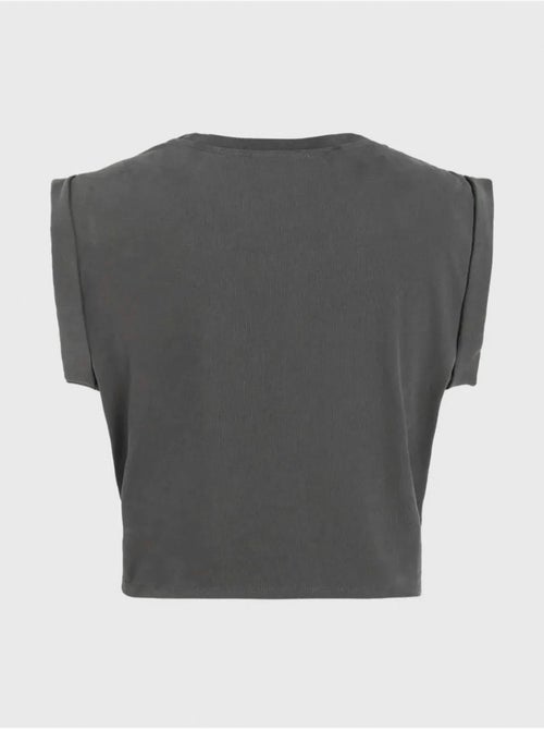 Bedrukt cropped t-shirt hiccup - Kiabi