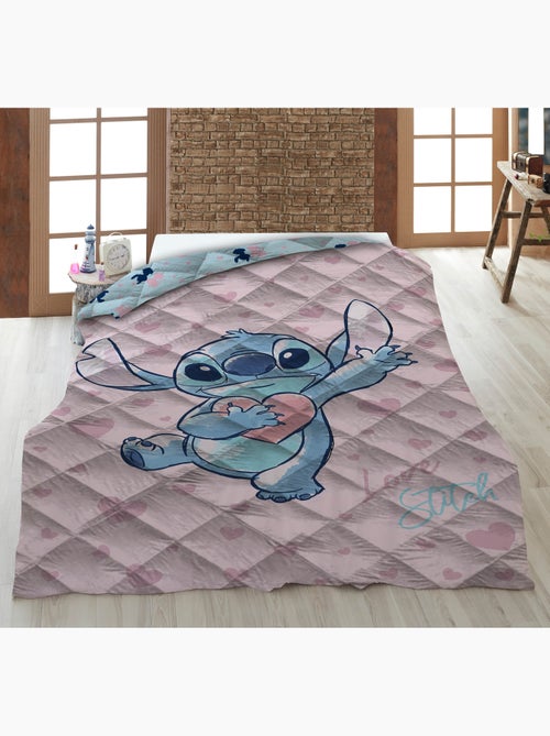 Bedrukt Dekbed Disney Stitch 140x200cm – Vulling 250gr – 100% Polyester – Officiële Licentie - Kiabi Bedrukt Dekbed Disney Stitch 140x200cm – Vulling 250gr – 100% Polyester – Officiële Licentie - Kiabi