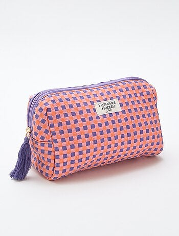 Bedrukt etui met rits