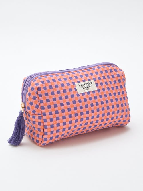 Bedrukt etui met rits - Kiabi