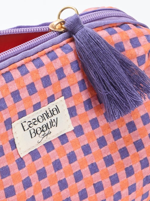 Bedrukt etui met rits - Kiabi