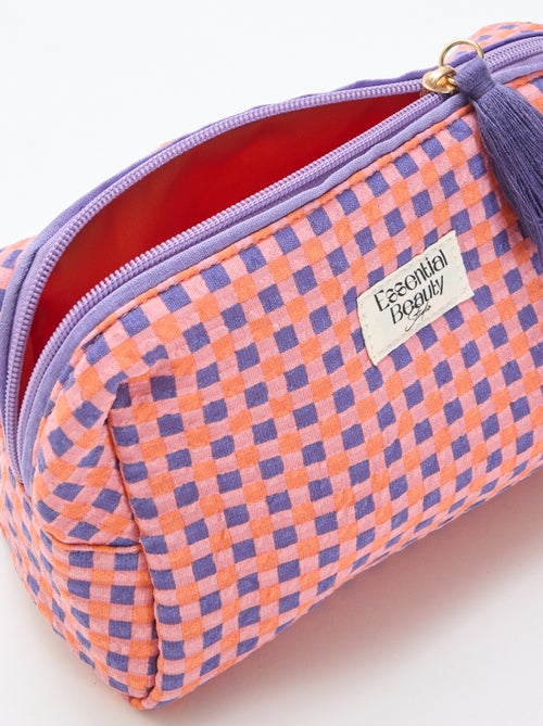 Bedrukt etui met rits - Kiabi