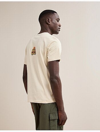 Bedrukt jersey t-shirt, mo fashion