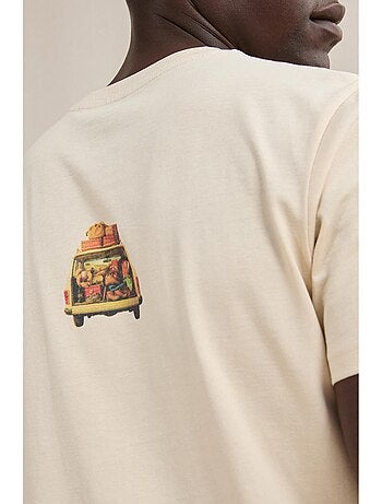 Bedrukt jersey t-shirt, mo fashion