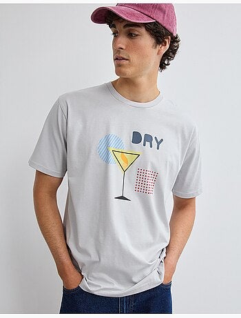 Bedrukt Jersey T-shirt, MO Fashion