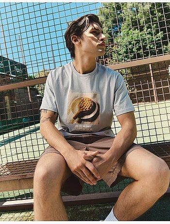 Bedrukt Jersey T-shirt, MO Fashion