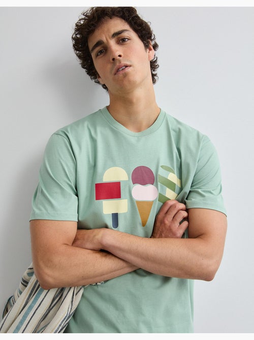 Bedrukt Jersey T-shirt, MO Fashion - Kiabi Bedrukt Jersey T-shirt, MO Fashion - Kiabi