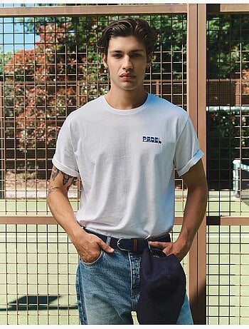 Bedrukt Jersey T-shirt, MO Fashion