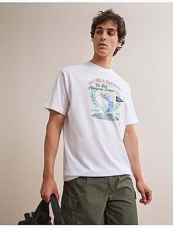 Bedrukt Jersey T-shirt, MO Fashion