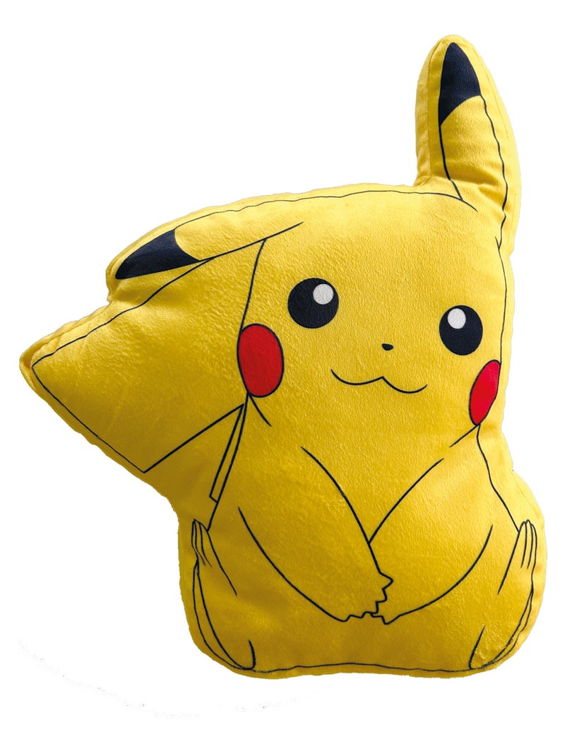 Bedrukt kussen, pokemon pikachu Geel - Kiabi