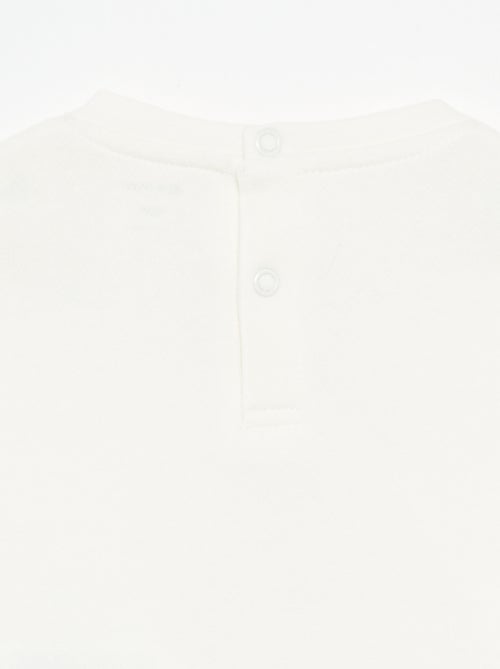 Bedrukt molton sweatshirt - Kiabi Bedrukt molton sweatshirt - Kiabi
