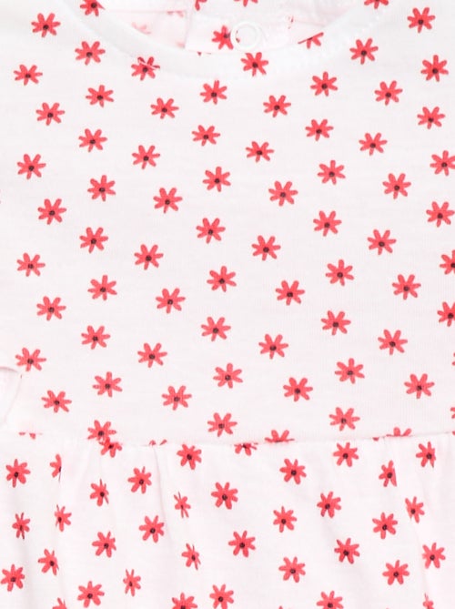 Bedrukt rompertje van katoenen jersey - Kiabi