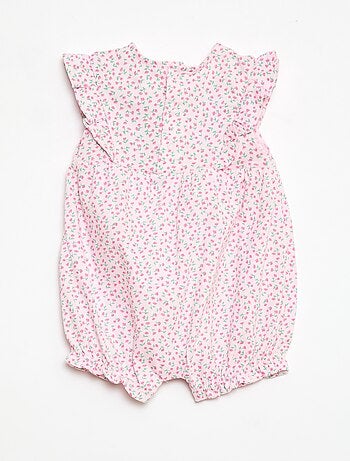 Romper met print van katoenen jersey