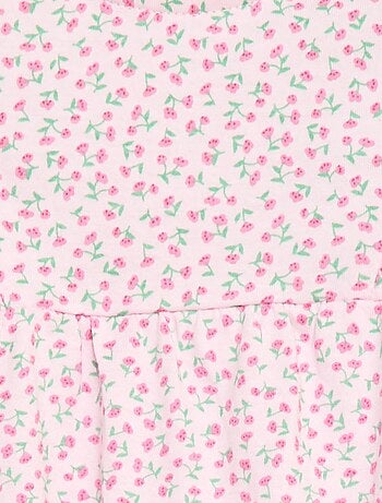 Romper met print van katoenen jersey