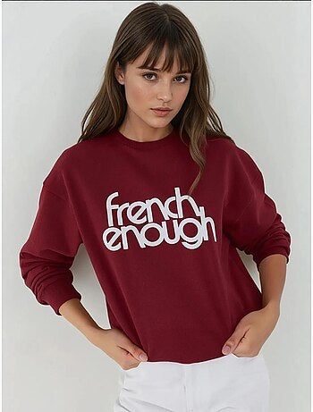 Bedrukt sweatshirt met ronde hals hiccup