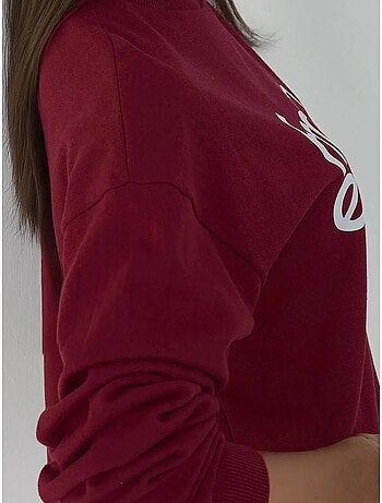 Bedrukt sweatshirt met ronde hals hiccup