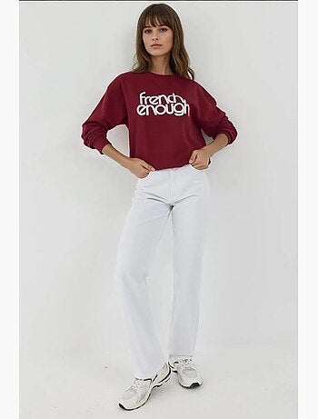 Bedrukt sweatshirt met ronde hals hiccup