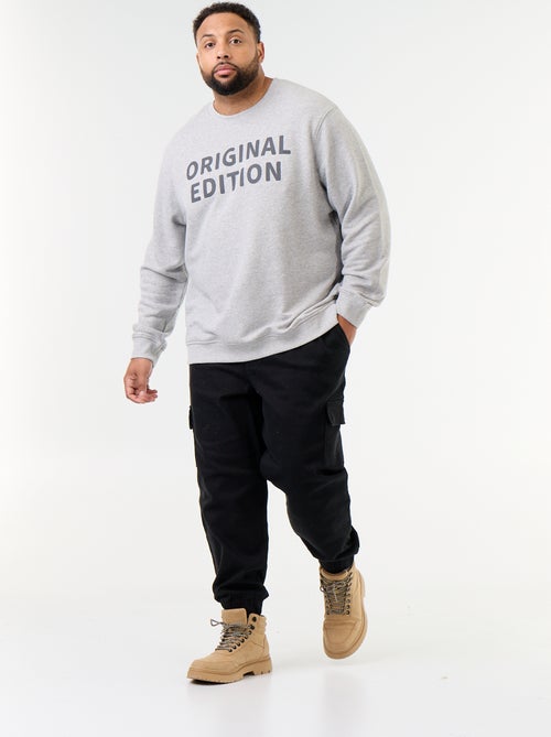 Bedrukt sweatshirt met ronde hals 'Original Edition' - Kiabi Bedrukt sweatshirt met ronde hals 'Original Edition' - Kiabi