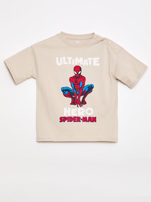 Bedrukt T-shirt - Spider-Man - Marvel - Makkelijk aan te trekken collectie - Kiabi