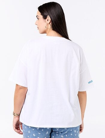 Bedrukt T-shirt 'Hello Kitty'