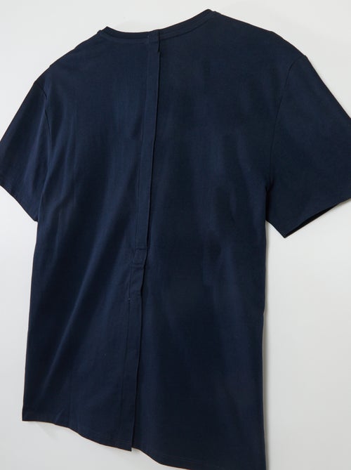 Bedrukt T-shirt met korte mouwen - gemakkelijk aan te trekken collectie - Kiabi