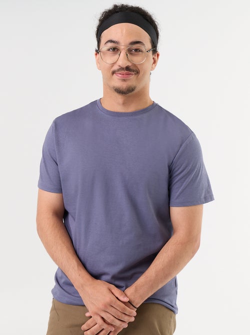 Bedrukt T-shirt met korte mouwen - gemakkelijk aan te trekken collectie - Kiabi Bedrukt T-shirt met korte mouwen - gemakkelijk aan te trekken collectie - Kiabi