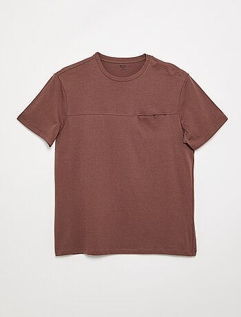 Bedrukt T-shirt met korte mouwen - gemakkelijk aan te trekken collectie