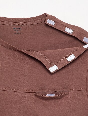 Bedrukt T-shirt met korte mouwen - gemakkelijk aan te trekken collectie